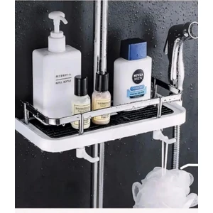 Sürgü Duş Sabunluk Şampuanlık Robot Duş Rafı