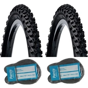 Dıamond 24 Jant 24X1.95 Bisiklet Dış Lastiği Kalın Tırnak (MB50) + Panda Iç Lastik Seti x 2 Adet