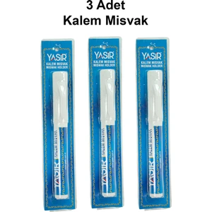 3 Adet Kalem Kaplı Doğal Misvak – Vakumlu, Taşınabilir ve Hijyenik