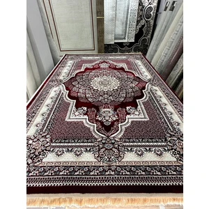 Etnik Desen Halı Bordo Renk Argın Halı