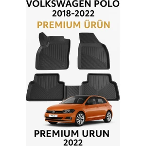 Volkswagen Polo 2017-2022 Uyumlu 3D Havuzlu Oto Paspas Premium