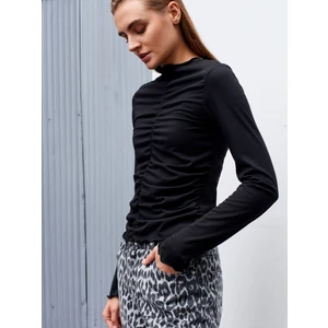 32112 Büzgülü Top-Siyah