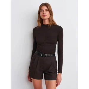 32112 Büzgülü Top-Koyu Kahve