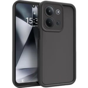 Xiaomi Redmi 15C Uyumlu Kılıf Kamera Korumalı Yumuşak Dokulu Darbe Emici Siyah Silikon Kapak