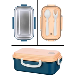 Aura Beslenme Kabı 500 ml Paslanmaz Çelik Yemek Saklama Kabı