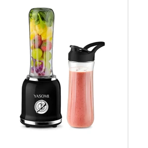 BL019 Retro Smoothie Blender Siyah (Yasomi Türkiye Garantili)