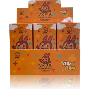 Wobubu Labubu Yerfıstığı Karamelli Çikolata 33GR 12'li