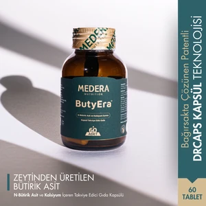 Medera Nutrition N-Bütirik Asit ve Kalsiyum İçeren Takviye Edici Gıda (Postbiyotik)