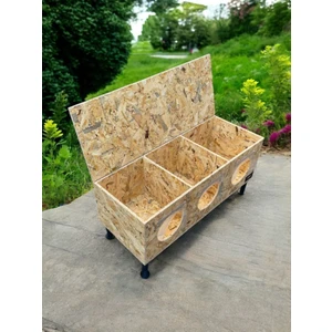 Kedi Evi Kedi Yuvası 3 Yetişkin Kedilik Üstü Açılır Ayaklı Isı ve Su Yalıtımlı