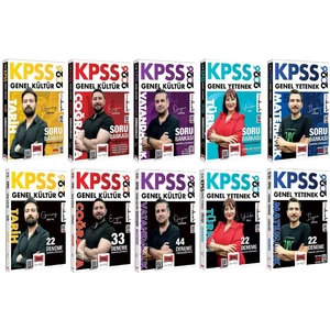 2026 Kpss Genel Yetenek Genel Kültür Soru Bankası + 143 Deneme 10 Lu Set