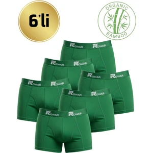Erkek Likralı Bambu Boxer 6’lı Ekonomik Paket – Nefes Alan Doğal Kumaş Rahat Iç Giyim