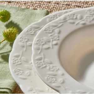 Carmına 23 cm Çukur Yemek Tabağı 6 Adet