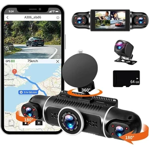 Araç Kamerası - 4 Kameralı - Gps Takip - G Sensör - 1080P Kayıt - Wifi - Özellikli - Y10