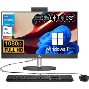Hp Proone 240 G10 I5 1335U 16GB 512GB M.2 SSD B6JD5ES  ATL26 23.8" Fhd W11PRO Siyah All In One Bilgisayar