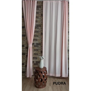 Pierre Cardin Pilesiz Düz Dikim Çift Kanat Fon Perde