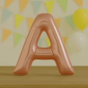 100 cm Rosegold Harf Folyo Balon 40 Inç