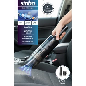 SVC-8631 Şarjlı El Süpürgesi - Siyah