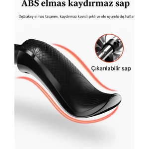 Profesyonel Rebound Ab Wheel Roller Karın Kası Egzersiz Fitness Tekerleği Mekik Aleti MAX150KG