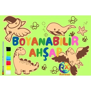 Ahşap Boyama Oyuncak Aktivite Yaz Okulu Kreş Kurs Anaokulu Etkinlik Sanat Seti 12LI