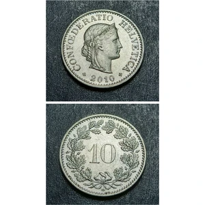 Escoines 3996368DE3C7E352AC 2010 Isviçre B 10RAPPEN Çil Para