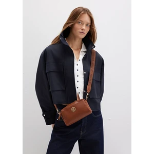 Mühür Logo Detaylı Kahverengi Çapraz Çanta 1912662-34614