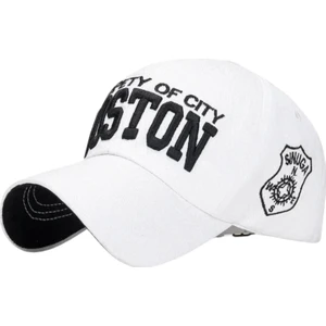 Boston Vintage Beyaz Kep Şapka