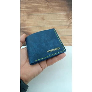 Fenerbahçe Kişiye Özel Hakiki Deri El Yapımı Cüzdan