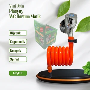 Spiral Wc Hortum Matik Seti 97 cm Yeni Ürün
