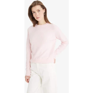 Regular Fit Bisiklet Yaka Basic Düz Soft Touch Yumuşak Triko Kazak D8678AX25WN