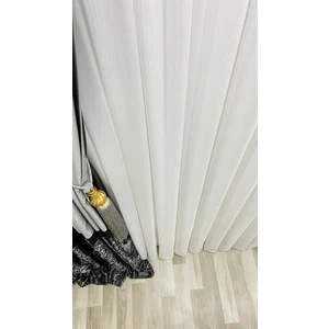Taçsoft Bambu Ağır Gramajlı Şantuklu 1/3 Kat Sık Pileli Tül Perde Her Odaya Uygun Ütü Istemeyen