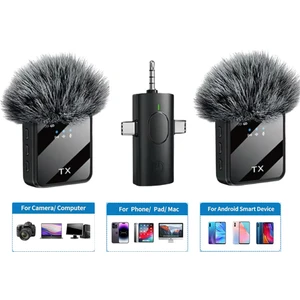 Profesyonel Kablosuz Mikrofon Seti – Youtube, Reels, Tiktok, Podcast Için Uygun