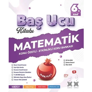Nartest Yayınları 6. Sınıf Matematik Baş Ucu Kitabı Maarif Modeli