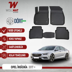 Opel Insignia Paspas 2017 Sonrası 3D Havuzlu Paspas Seti