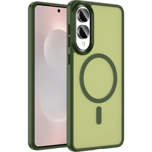 Samsung Galaxy S25 Edge Kılıf Kablosuz Şarj Özellikli Mat Arka Yüzey Sio Kapak