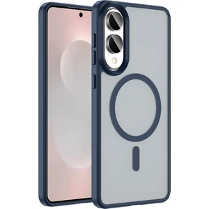 Samsung Galaxy S25 Edge Kılıf Kablosuz Şarj Özellikli Mat Arka Yüzey Sio Kapak