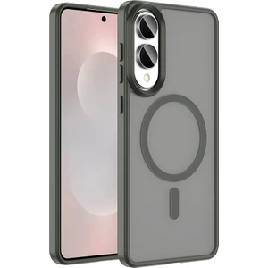 Samsung Galaxy S25 Edge Kılıf Kablosuz Şarj Özellikli Mat Arka Yüzey Sio Kapak