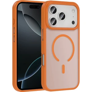 iPhone 17 Pro Max Kılıf Kablosuz Şarj Özellikli Mat Arka Yüzey Sio Kapak