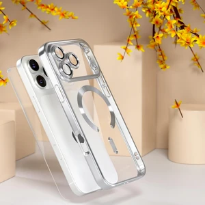iPhone 17 Pro Uyumlu Magsafe Destekli Kamera Korumalı Şeffaf Yumuşak Telefon Kılıfı