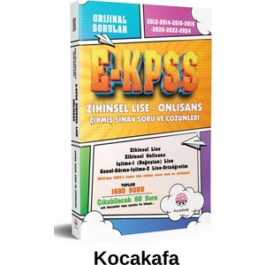 Ekpss Çıkmış Sınav Soru ve Çözümleri Zihinsel Lise-Önlisans