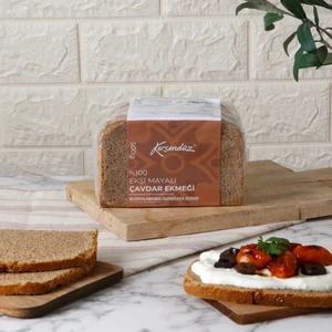 %100 Tam Çavdar Ekşi Mayalı Ekmek (500 gr)