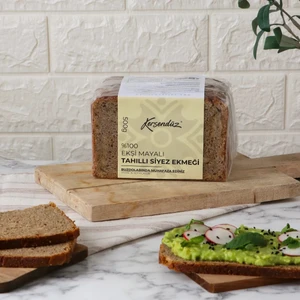 %100  Siyez Tam Buğday Ekşi Mayalı Tahıllı Ekmek (500 Gr)
