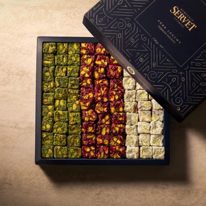 Bercekız Servet Şekerleme Servet Karışık Çifte Kavrulmuş Lokum 1250 gr