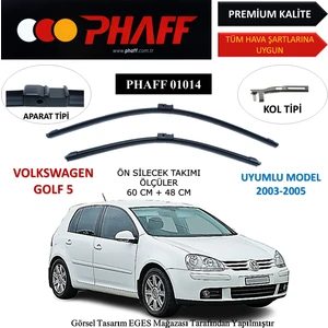 Volkswagen Golf 5 (2003-2005) Ön Silecek Süpürgesi 600MM + 480MM