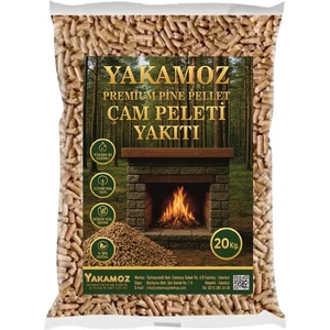 Yüksek Isı Değerli A1 Kalite Ithal Dumansız %100 Çam Peleti Yakıtı 20 kg