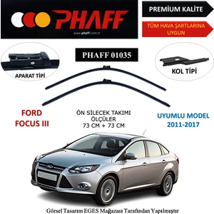 Ford Focus 3 (2011-2017) Ön Silecek Süpürgesi 730mm + 730mm
