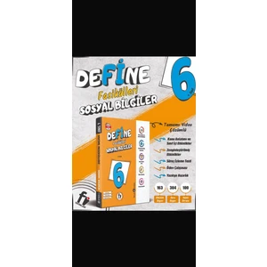6.sınıf Define Fasikülleri Sosyal BILGILER(2025)