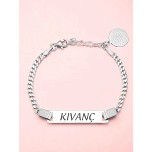 925 Ayar Gümüş Erkek Bebek Künyesi, Isimli Bebek Künyesi, Ayetel Kürsi Dualı Gümüş Bebek Künyesi