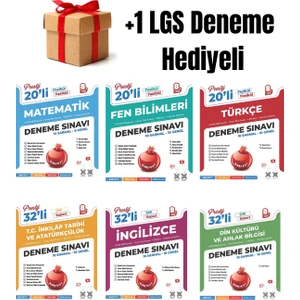 Nartest 8.sınıf Matematik, Fen,türkçe,tarih,ingilizce,din 20'li Deneme Seti +1 Lgs Deneme Hediyeli