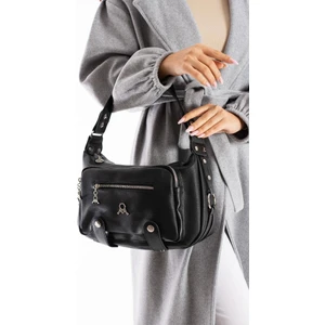 Kadın Postacı Çanta Çapraz Askılı Vegan Deri Omuz Çantası 32*22 cm Suni Deri Mega Bag