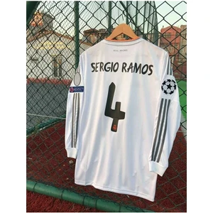 R.e.a.l.m.a.d.r.i.d 2014 Lizbon Şampiyonlar Ligi Sergio Ramos Forması (Uzun-Kol)